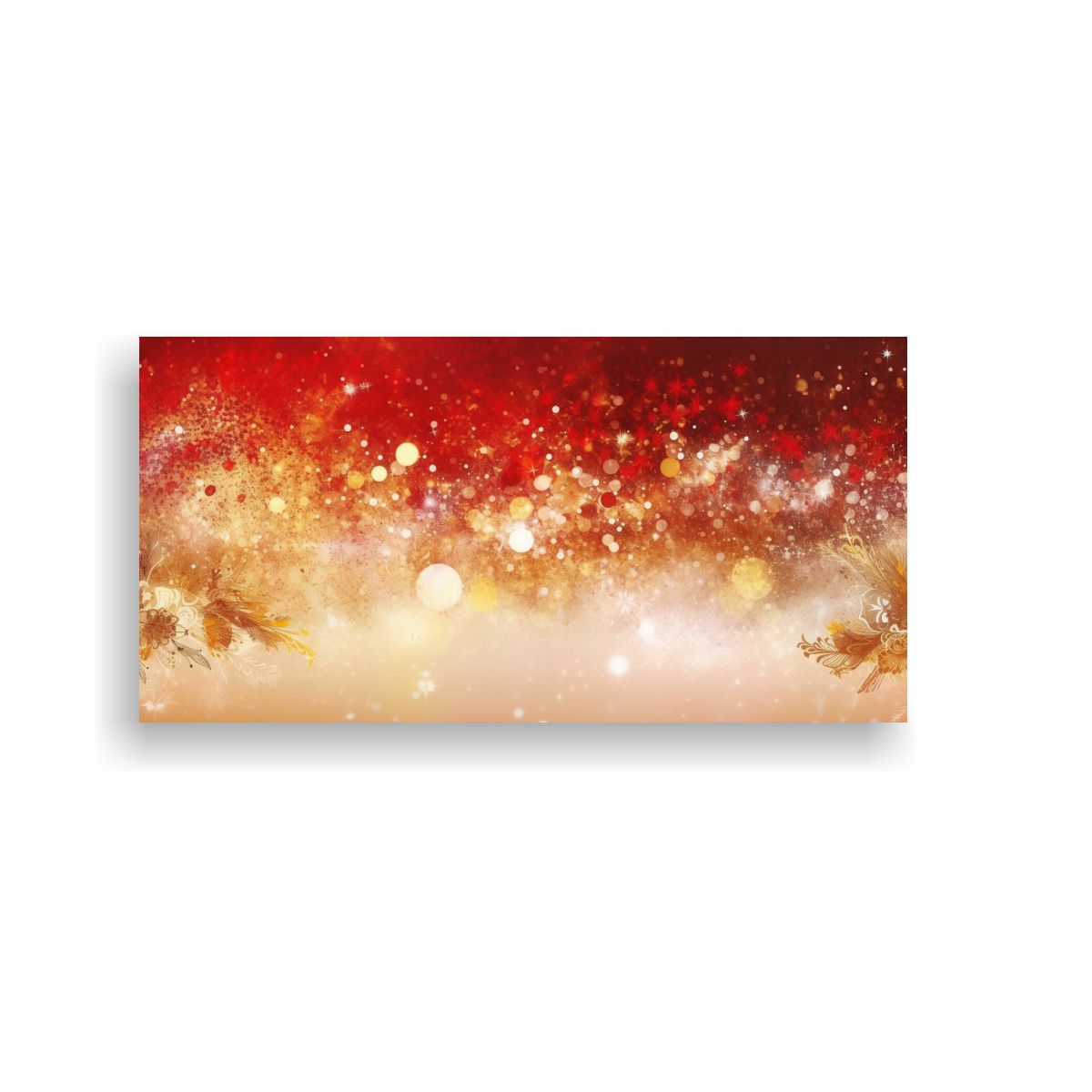 GENERICO - Pinturas De Decoración Con Destellos Blancos 120x60 Cm