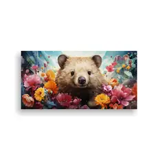 GENERICO - Cuadro Impreso Rectangular Estilo Pintura 140x70 Cm