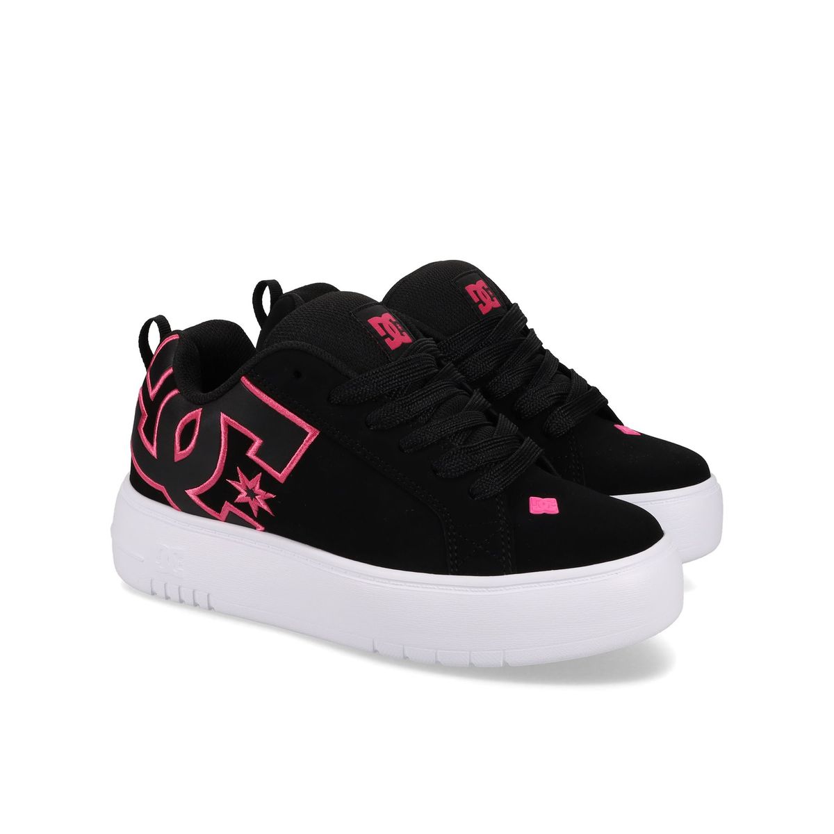 DC SHOES - Zapatilla Mujer Court Graffik Plataforma Multicolor DC