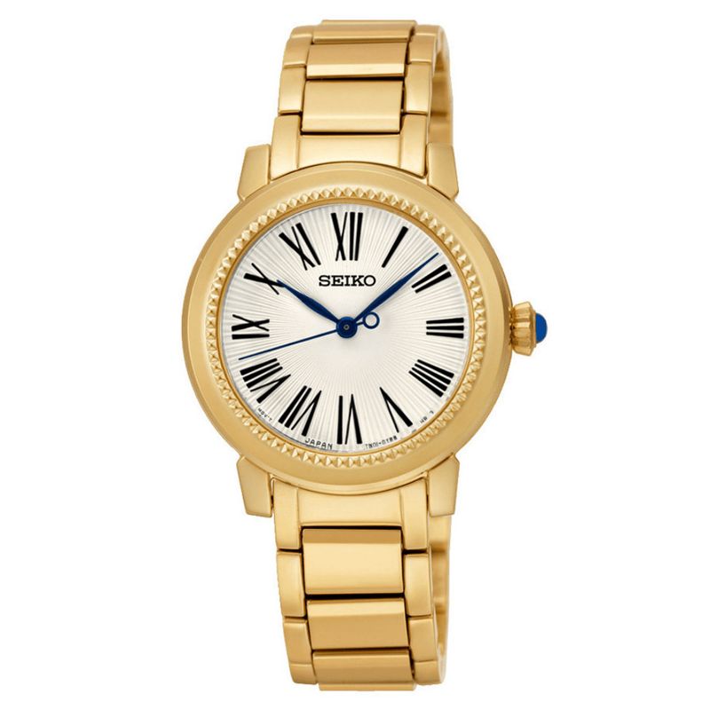 SEIKO - RELOJ SEIKO SRZ450P1 DORADO MUJER DIAL BLANCO