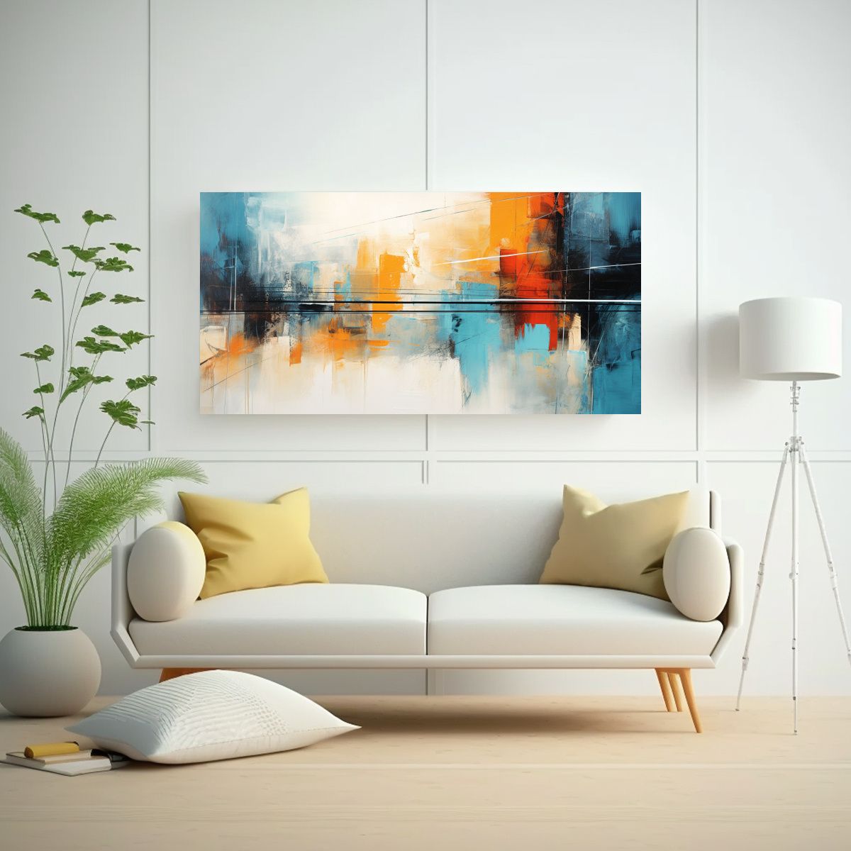 GENERICO - Pinturas Decorativas Estilo Jan Munro Vitalidad 120x60 Cm