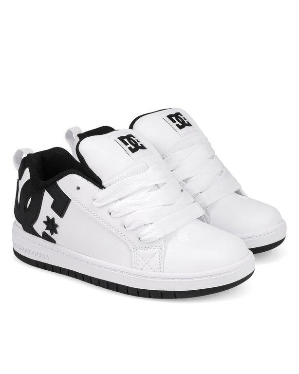 Zapatilla Niño DC Court Graffik Blanco