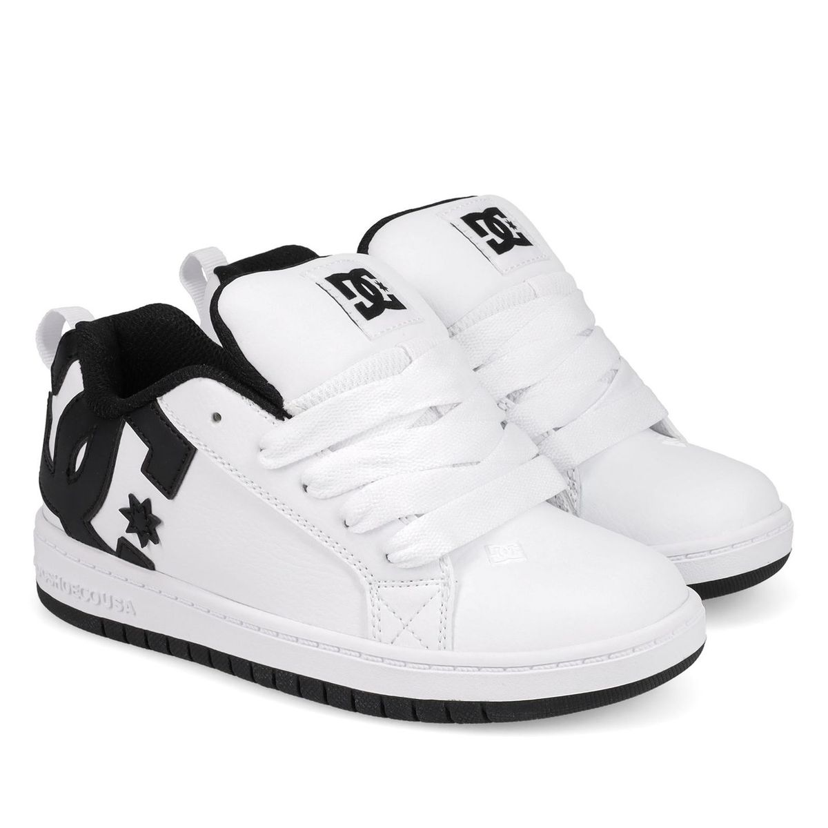 DC SHOES - Zapatilla Niño Court Graffik Se Blanco DC