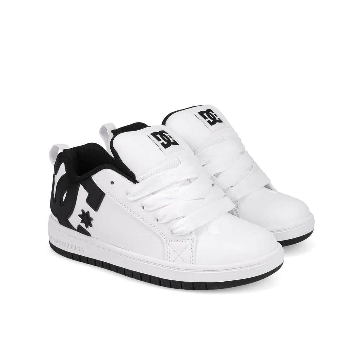 DC SHOES - Zapatilla Niño Court Graffik Se Blanco DC