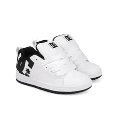 DC SHOES - Zapatilla Niño Court Graffik Se Blanco DC