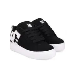 DC SHOES - Zapatilla Mujer Court-Graffik Plataforma - Negro