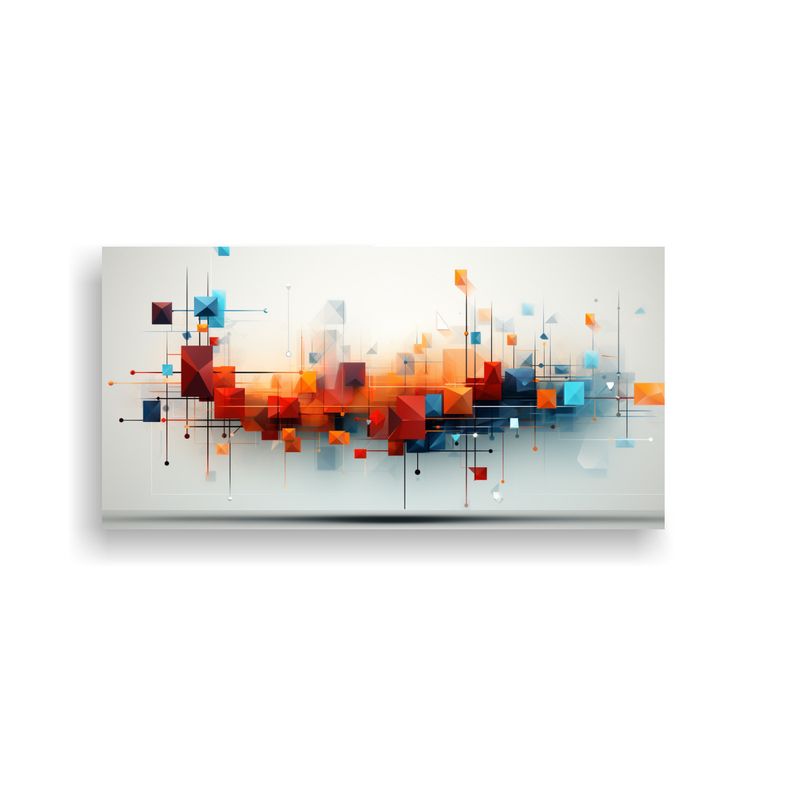 GENERICO - Pintura Decorativa De Cuadro Horizontal Moderno 120x60 Cm