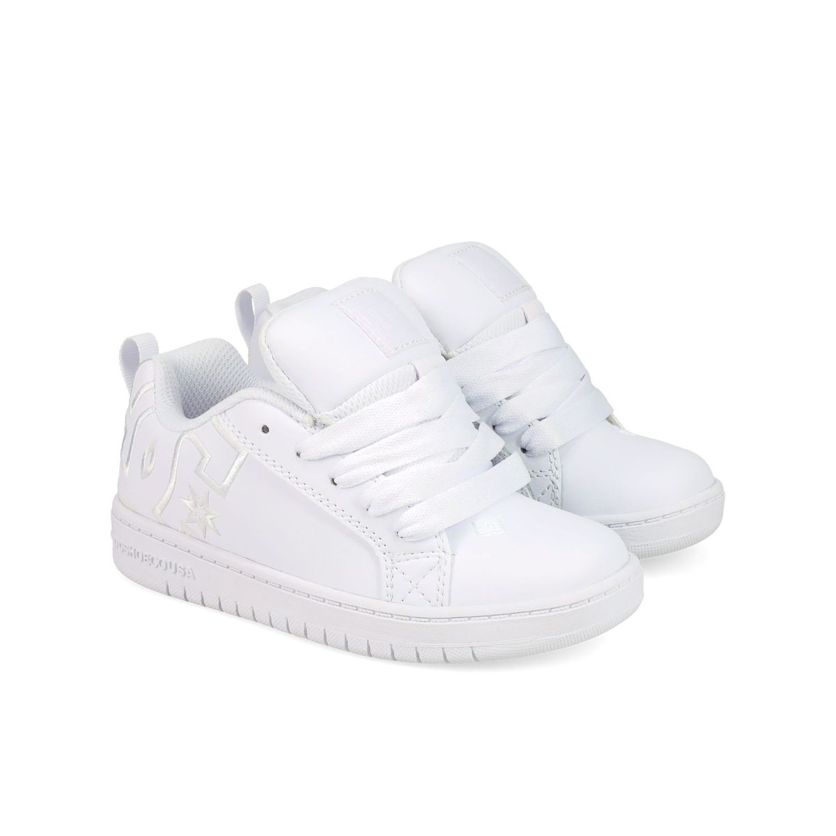 DC SHOES - Zapatilla Niño Court Graffik Se Blanco DC