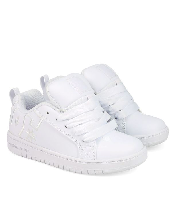 Zapatilla Niño DC Court-Graffik Blanco