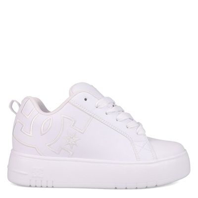 Imagen 1 del producto Zapatilla Mujer Court Graffik Plataforma Blanco DC