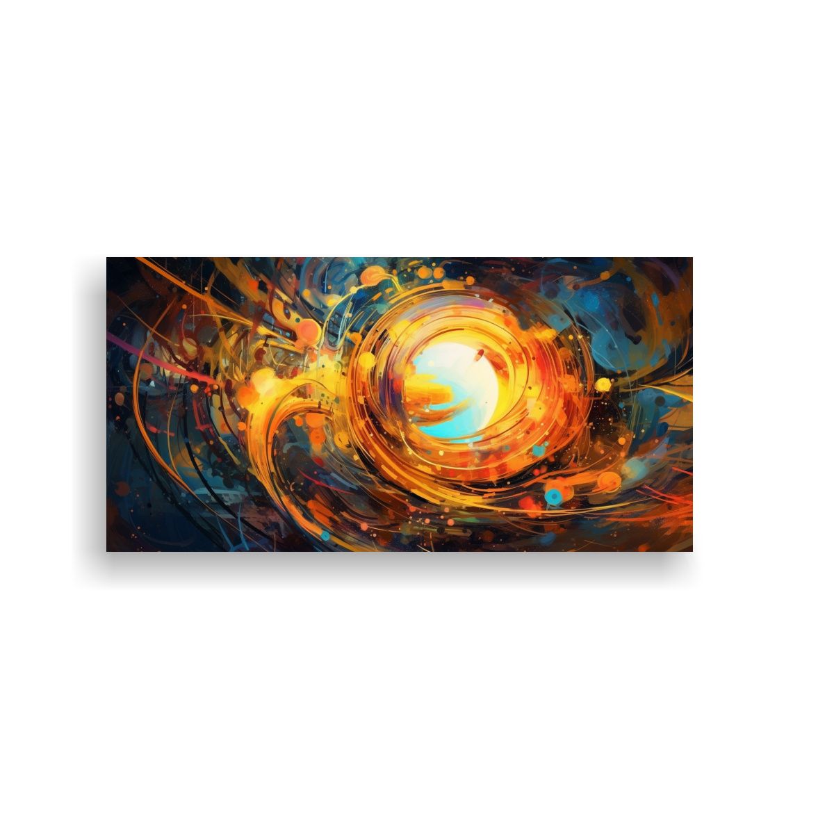 GENERICO - Cuadro Vintage Abstracto Esencia De La Máquina 120x60 Cm