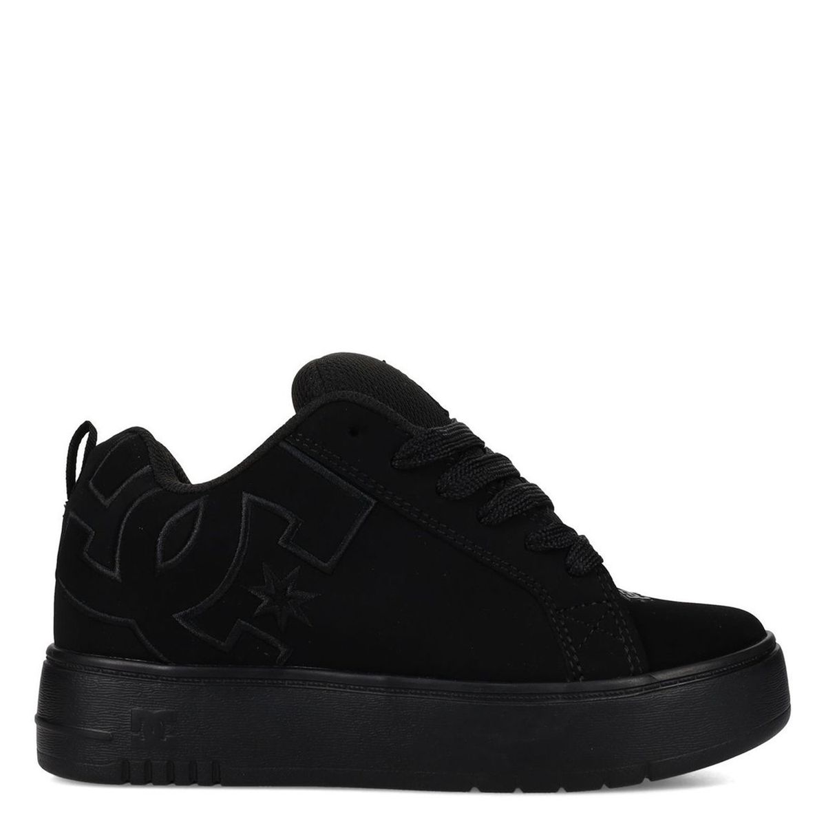 DC SHOES - Zapatilla Mujer Court Graffik Plataforma Negro DC