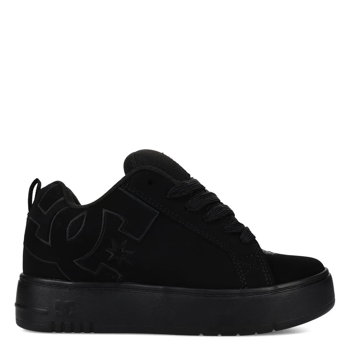 DC SHOES - Zapatilla Mujer Court Graffik Plataforma Negro DC