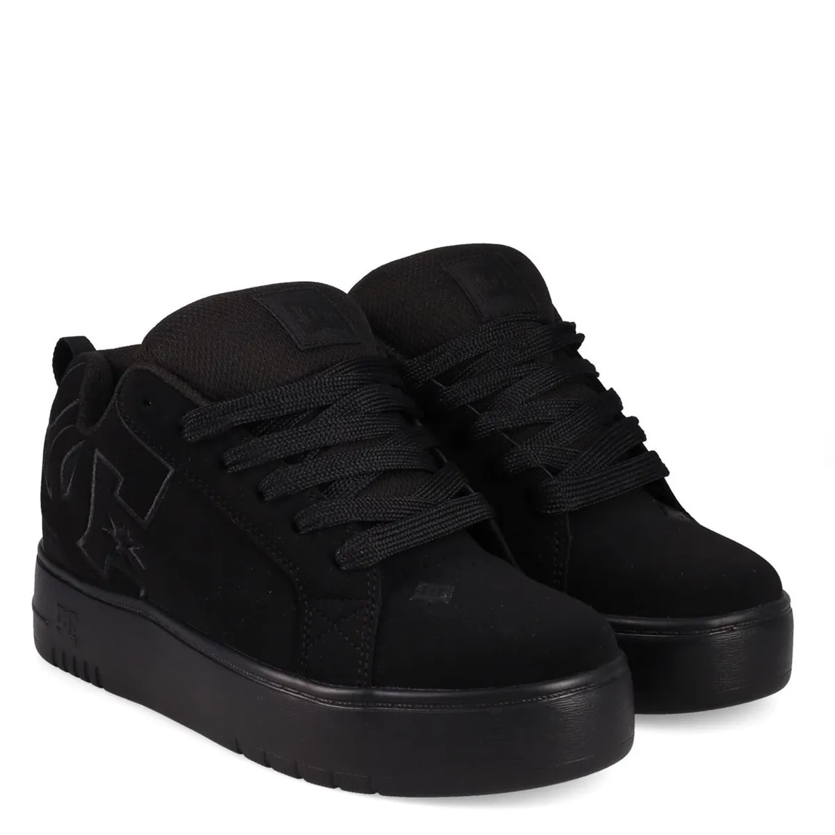 DC SHOES - Zapatilla Mujer Court Graffik Plataforma Negro DC