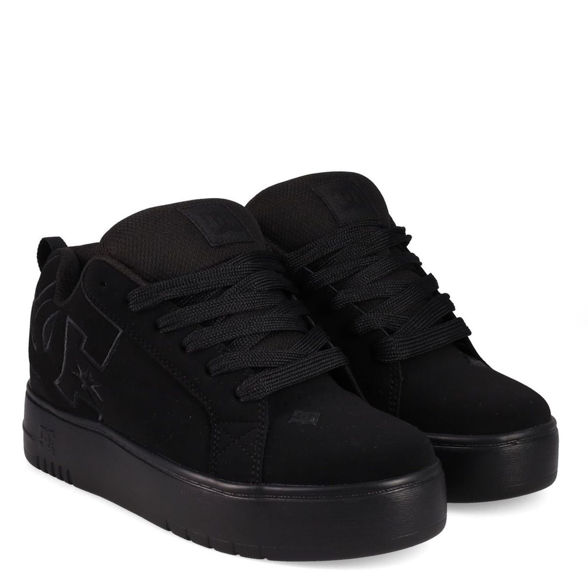 DC SHOES - Zapatilla Mujer Court Graffik Plataforma Negro DC