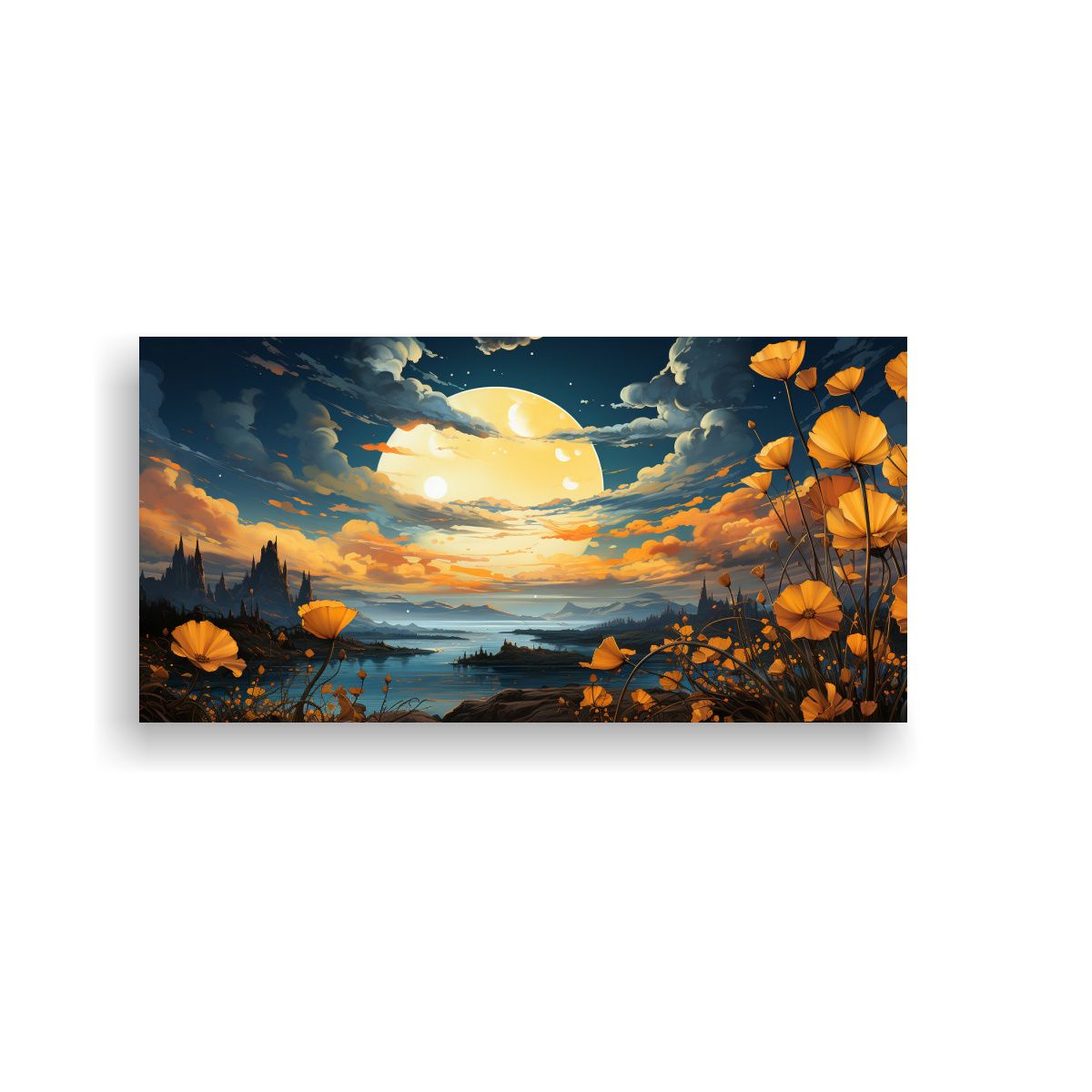 GENERICO - Cuadros Decorativos Lienzo Vanguardia Exclusivo 140x70 Cm