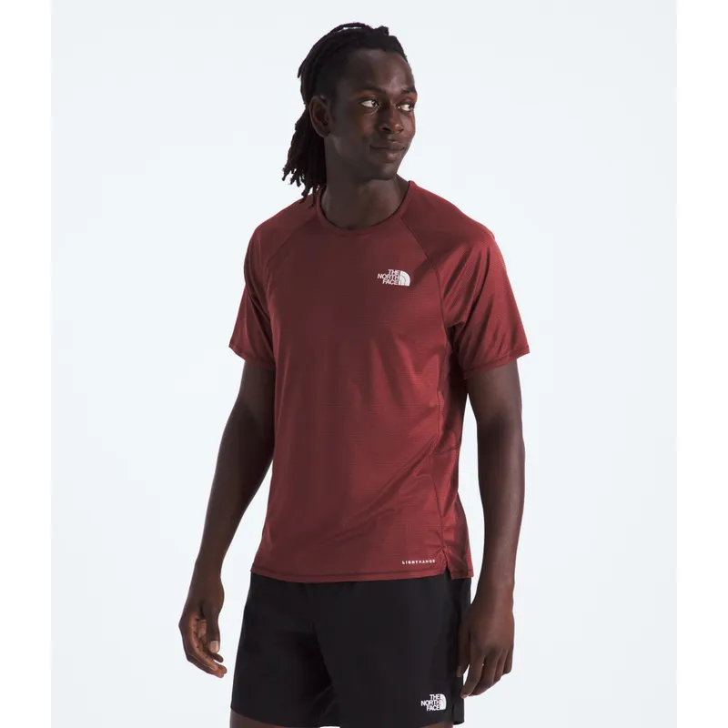 THE NORTH FACE - Polera Deportiva Sunriser SS Hombre Burdeo