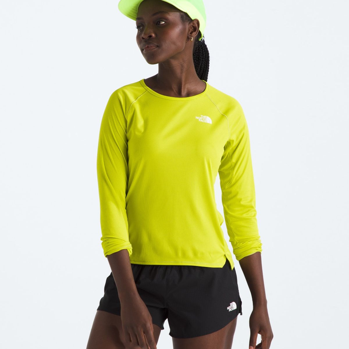 THE NORTH FACE - Polera Deportiva Manga Larga Sunriser LS Mujer Amarillo