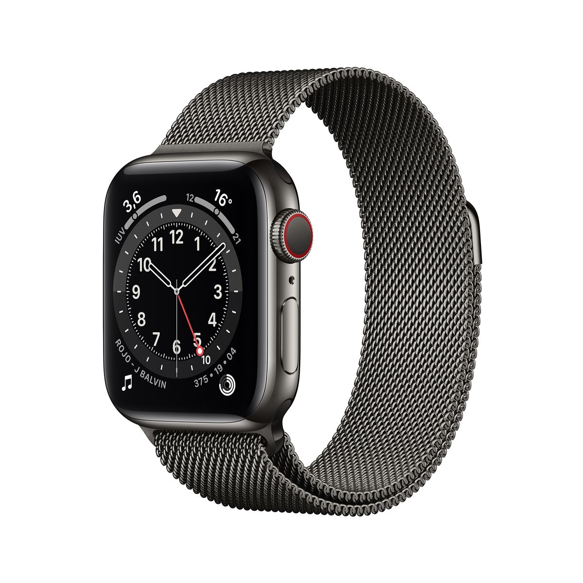 APPLE - Apple Watch Series 6 (40mm, GPS+Cellular) - Caja Acero Inoxidable