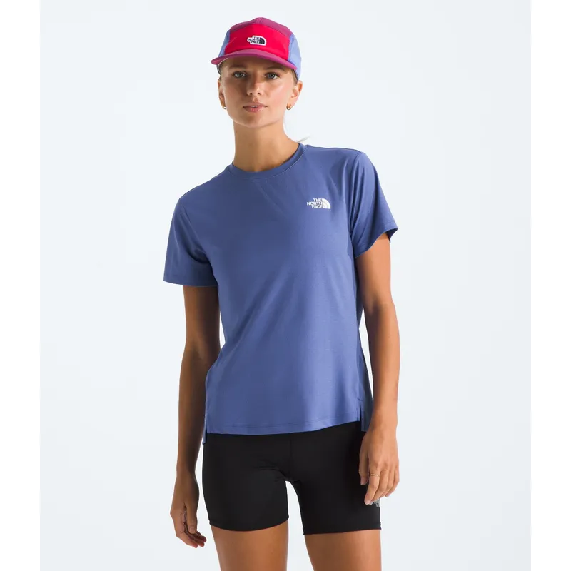 THE NORTH FACE - Polera Deportiva Flex S/S Mujer Celeste