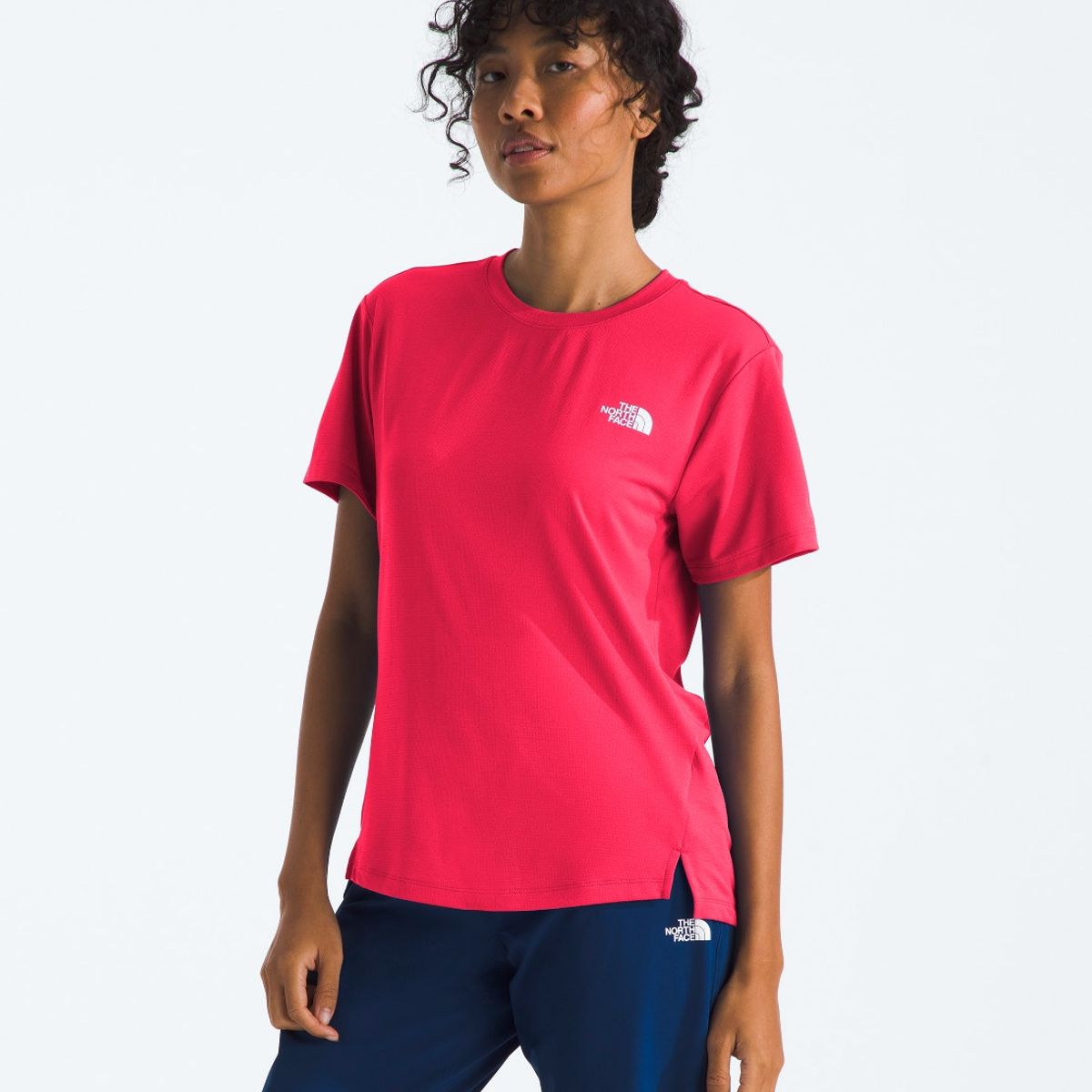 THE NORTH FACE - Polera Deportiva Flex S/S Mujer Rojo