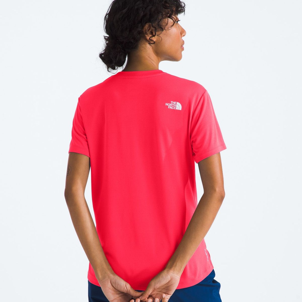 THE NORTH FACE - Polera Deportiva Flex S/S Mujer Rojo