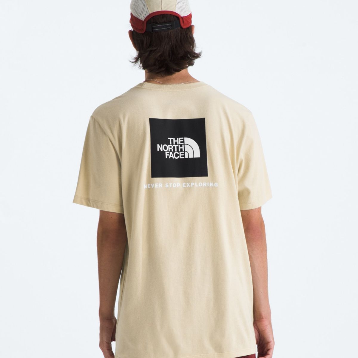 THE NORTH FACE - Polera S/S Box Nse Hombre Café Claro