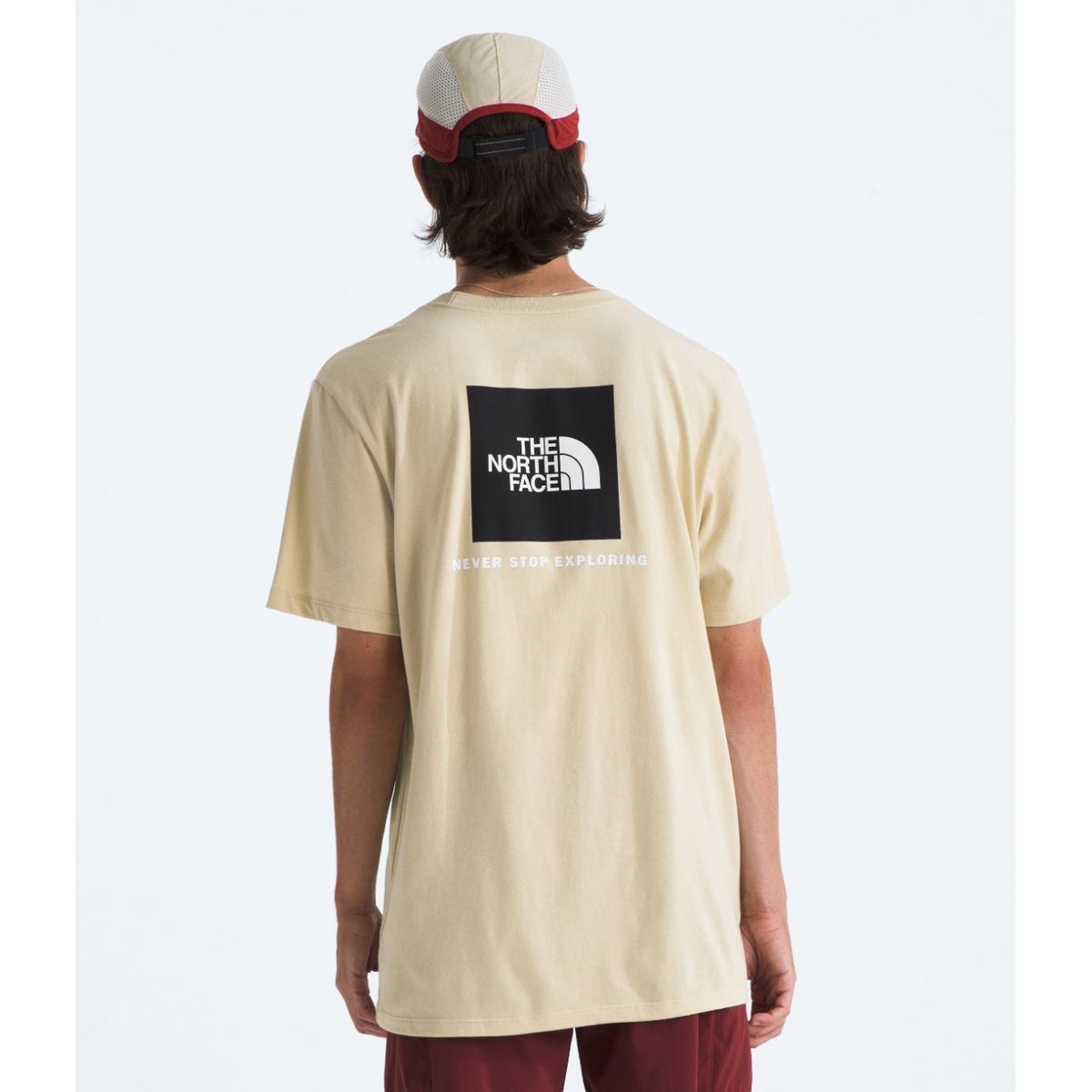 THE NORTH FACE - Polera S/S Box Nse Hombre Café Claro