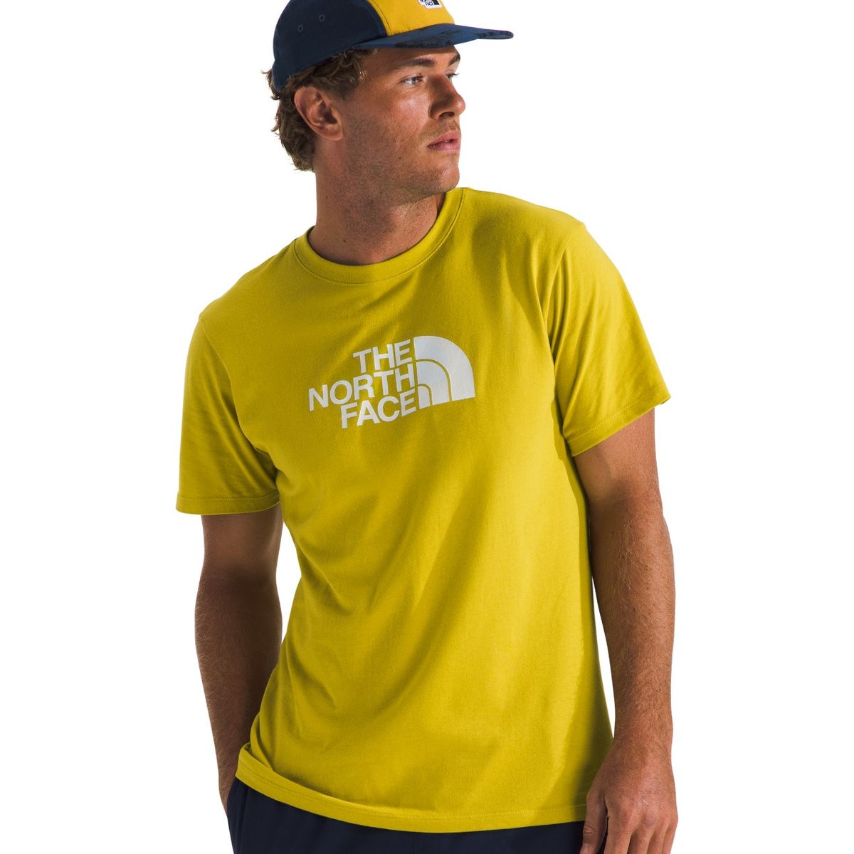 THE NORTH FACE - Polera SS Half Dome Hombre Amarillo