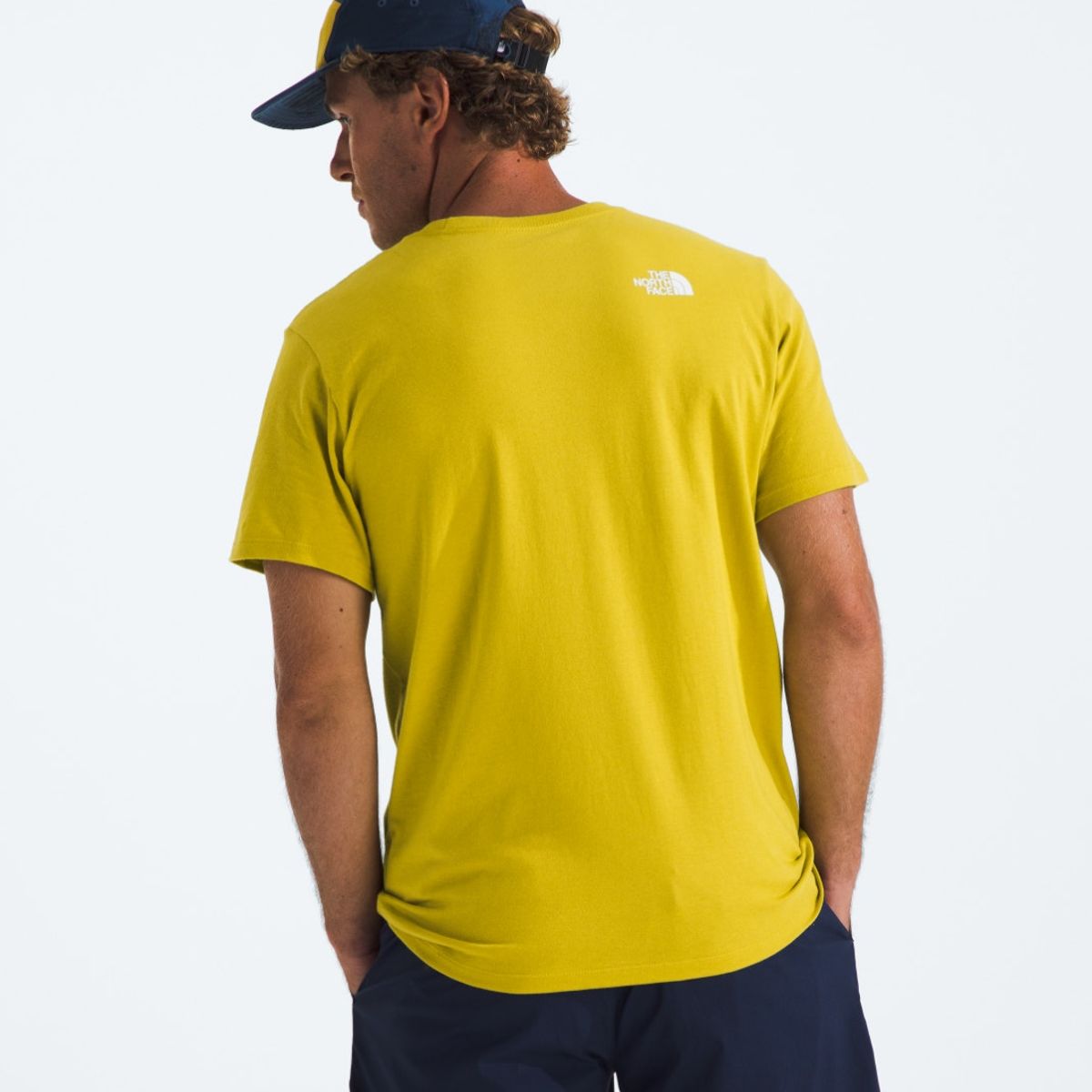 THE NORTH FACE - Polera SS Half Dome Hombre Amarillo