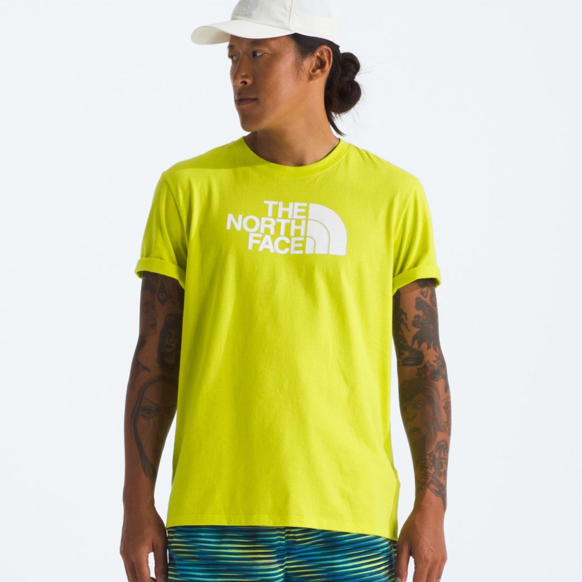 THE NORTH FACE - Polera SS Half Dome Hombre Amarillo