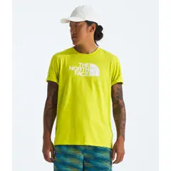 THE NORTH FACE - Polera SS Half Dome Hombre Amarillo