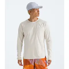 THE NORTH FACE - Polera Deportiva Sunriser LS Hombre Blanco Invierno
