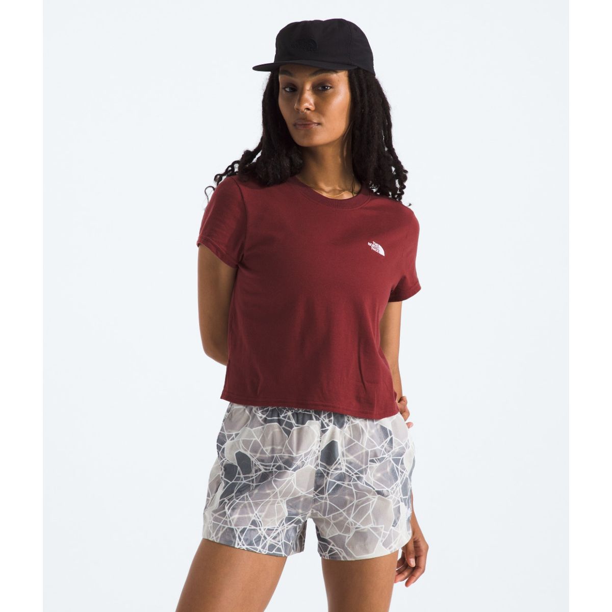THE NORTH FACE - Polera Evolution Mujer Burdeo