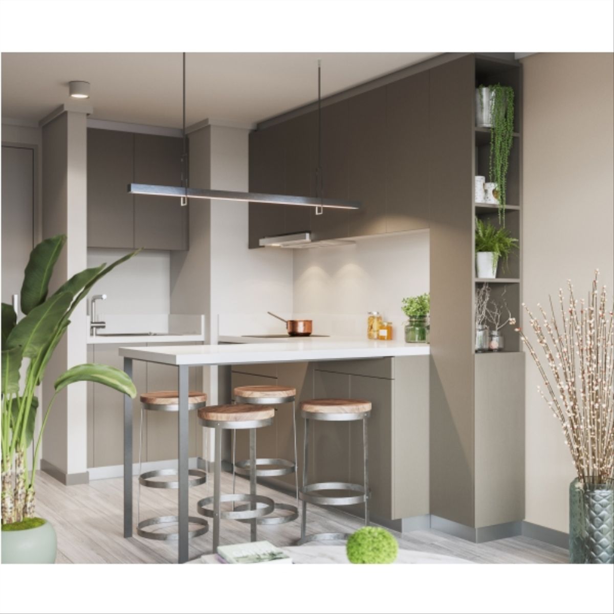 VESTO - Melamina titanio metalizado 15mm 1.83 x 2.50 vesto