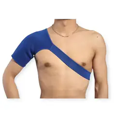 GENERICO - Soporte De Hombro Hombrera Ortopedica Manguito Rotador Azul