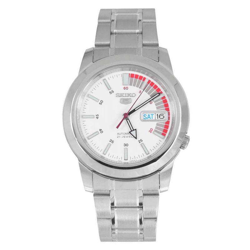 SEIKO - RELOJ SEIKO SNKK25K1 AUTOMATICO PLATEADO
