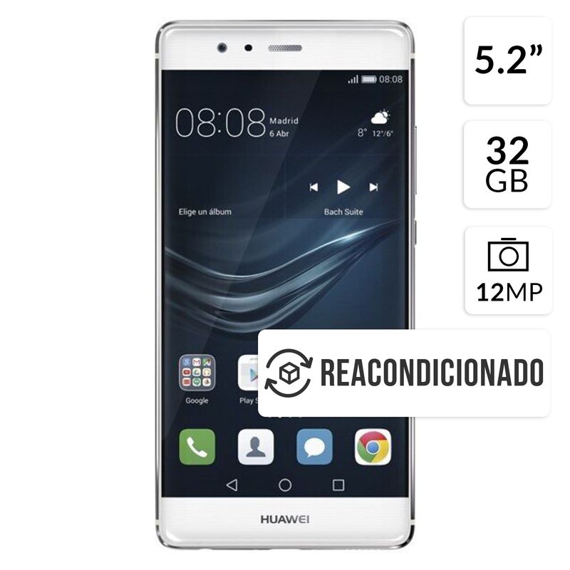 HUAWEI - Huawei P9 Silver Reacondicionado