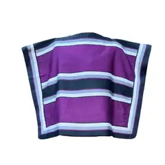 CORRALERO SASTRERIA - Manto huaso adulto lana nacional telar Morada- Azul