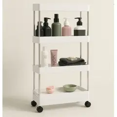GENERICO - Estante Organizador Baño y Cocina – 4 Niveles con Ruedas