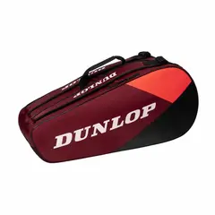 DUNLOP - Bolso CX Club NegroRojo X6