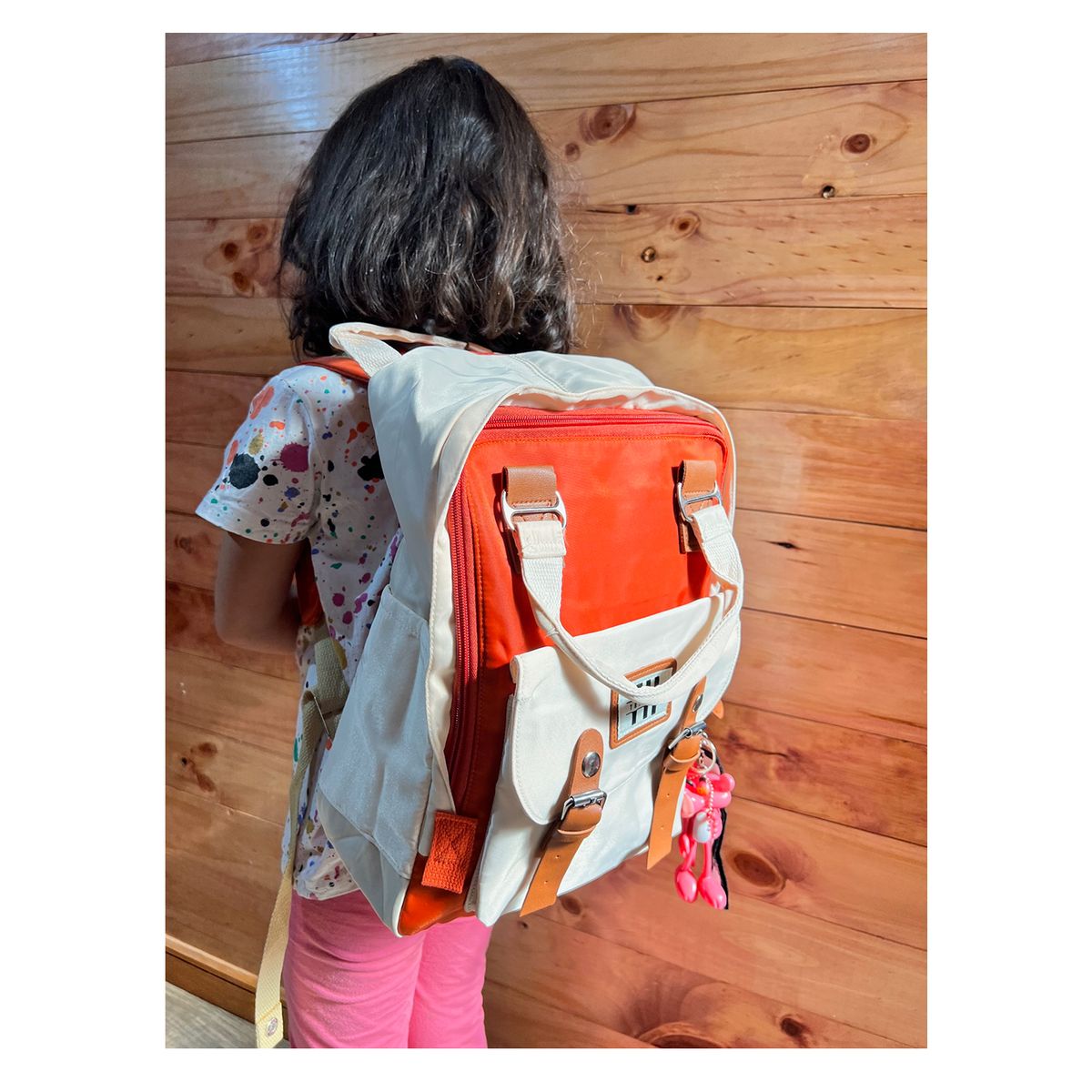 GENERICO - Mochila Femenina diseño clásico a prueba de agua 37 Litros