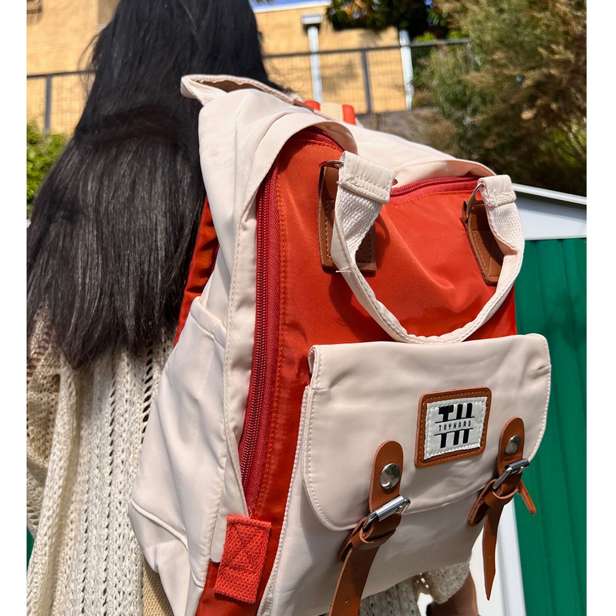 GENERICO - Mochila Femenina diseño clásico a prueba de agua 37 Litros