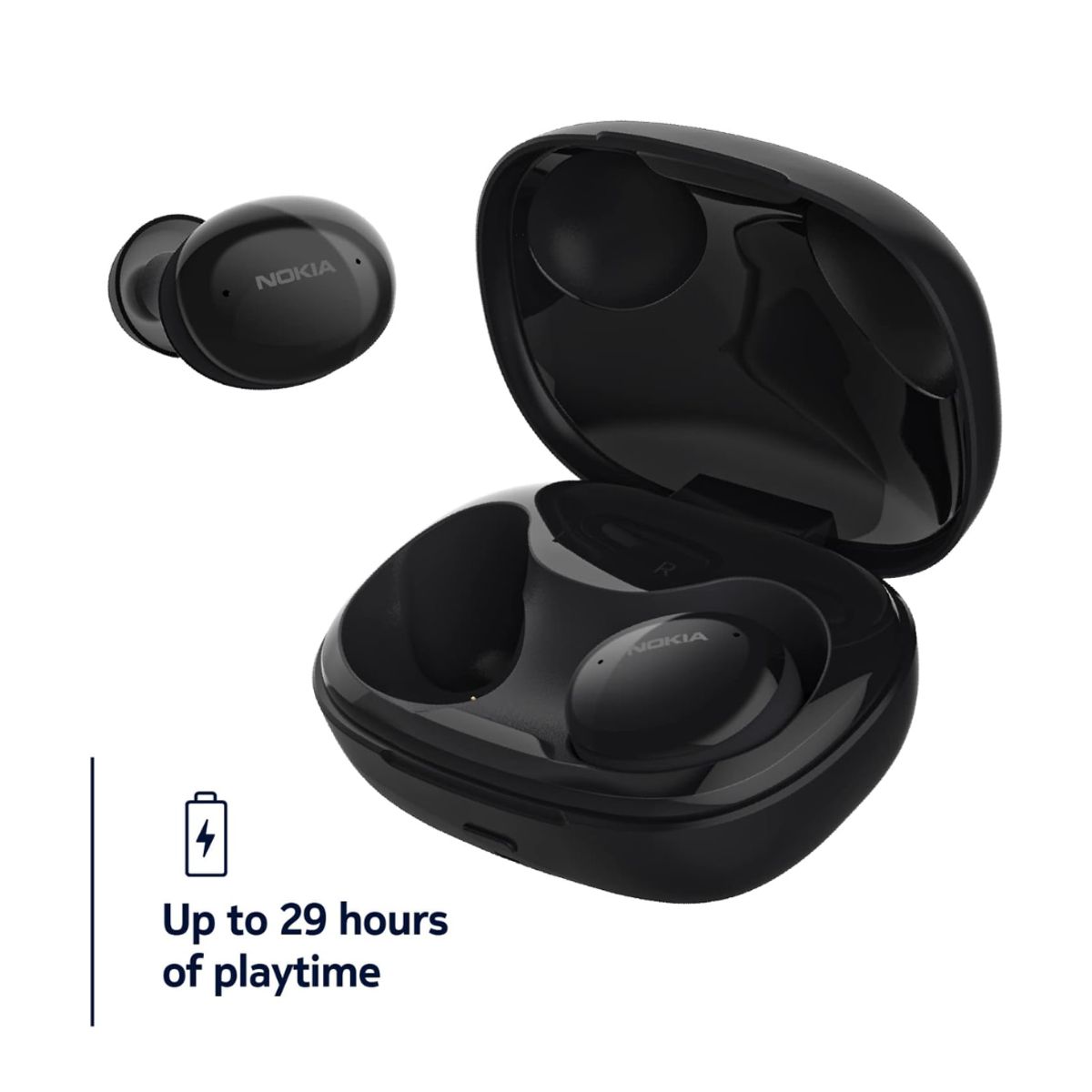 NOKIA - Nokia Auriculares Comfort TWS-411 Bluetooth 5.1 Negro
