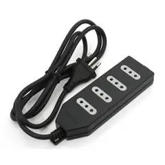 MACROTEL - Alargador Extension 1.5 metros 4 posiciones 2500w Negro ME204B1