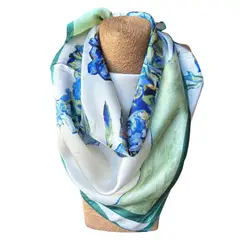 MAXO - Pañuelo de Seda de Sarga Mujer 70x70 MAXÓ Cinthia