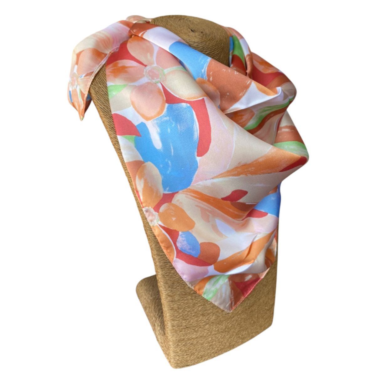 MAXO - Pañuelo de Seda de Sarga Mujer 70x70 MAXÓ Emilia