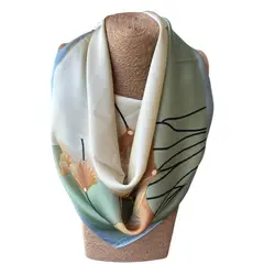 MAXO - Pañuelo de Seda de Sarga Mujer 70x70 MAXÓ Loretta