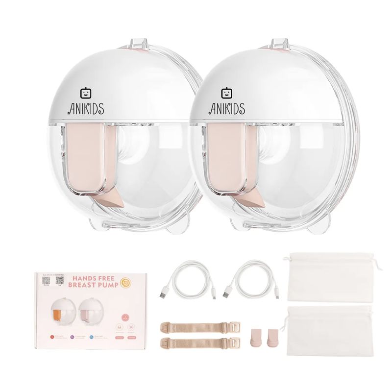 ATLAS - 2pcs Extractor De Leche Portátil Eléctrico 150ml