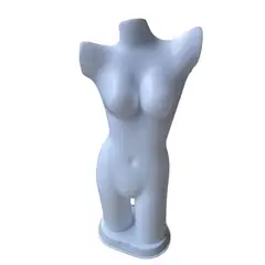 GENERICO - Torso Exhibidor Blanco Femenino Gms